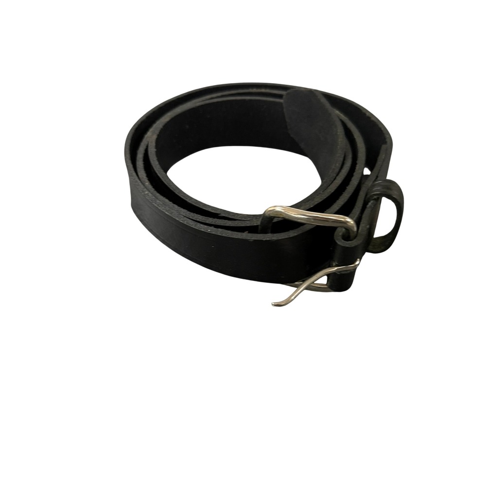 Task Force Leather Belt Mens 38 Black Excellent Postal Approved Made in USA
